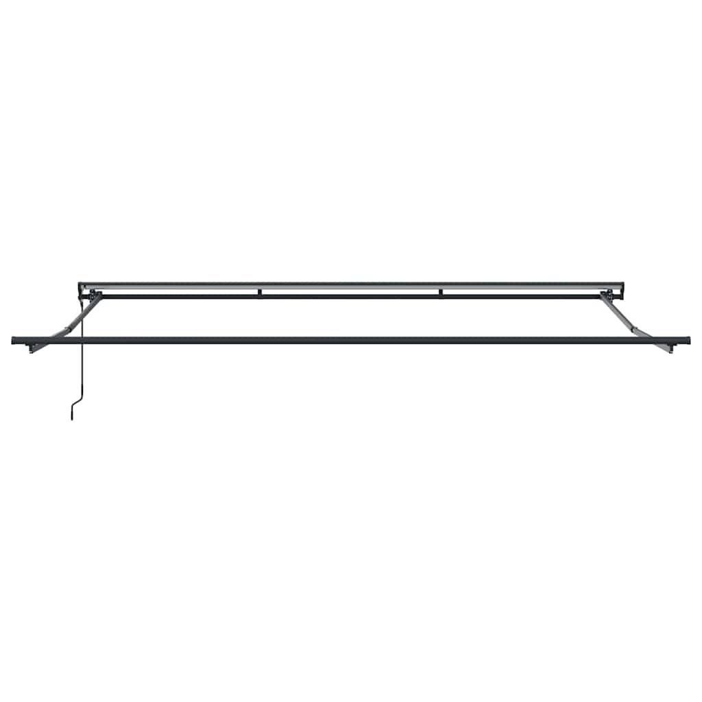 Einziehbare Markise Anthrazit 400x300 cm Stoff