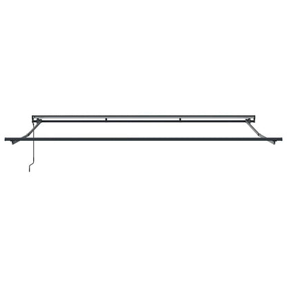 Einziehbare Markise Anthrazit 400x300 cm Stoff