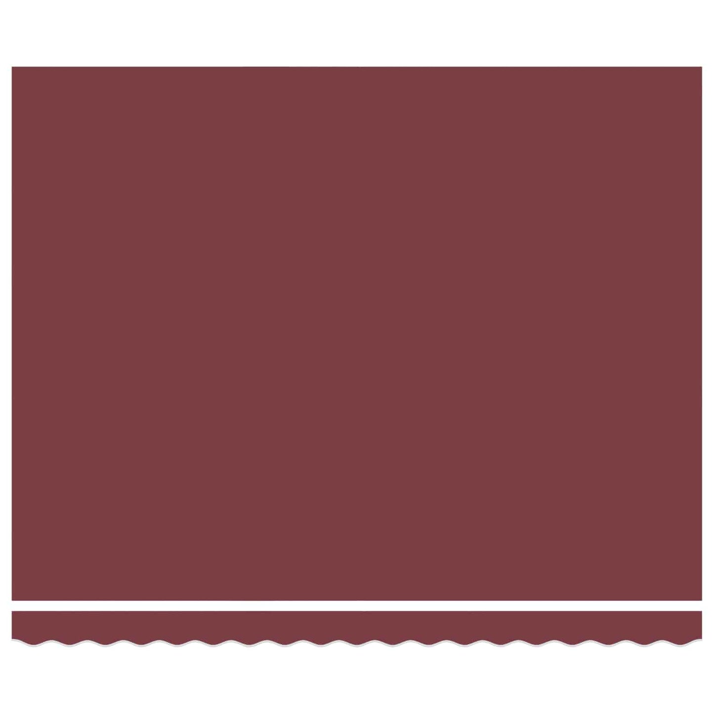 Einziehbare Markise Bordeauxrot 400x300 cm Stoff