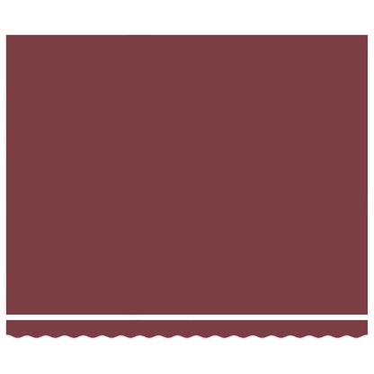 Elektrische Semi-Kassetten-Markise Bordeauxrot 400x300 cm Stoff