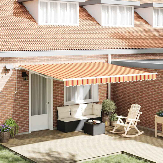 Einziehbare Markise with 400 × 300 cm Gelb und Orange
