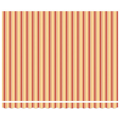 Einziehbare Markise 400 × 300 cm Gelb und Orange