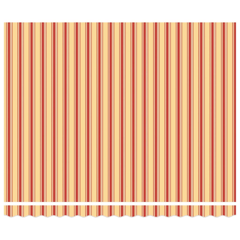 Einziehbare Markise Gelb und Orange 400x300 cm Stoff