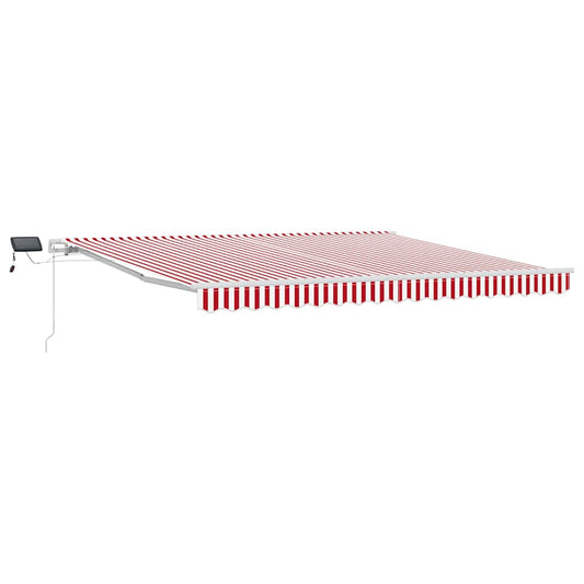 Einziehbare Markise with 400 × 300 cm Rot und Weiß