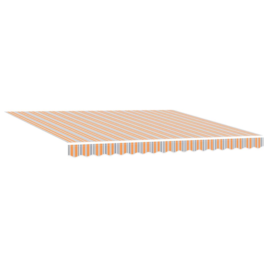 Einziehbare Markise Mehrfarbig 400 × 300 cm Stoff, Metall