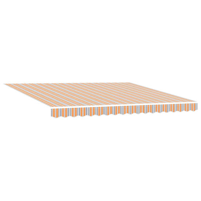 Einziehbare Markise Mehrfarbig 400 × 300 cm Stoff, Metall