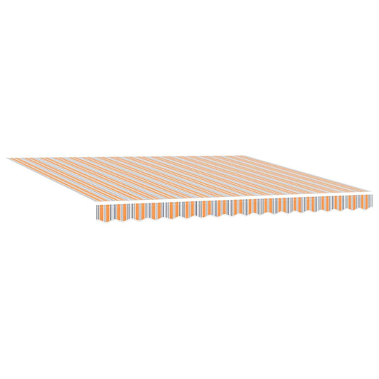 Einziehbare Markise Mehrfarbig 400 × 300 cm Stoff, Metall