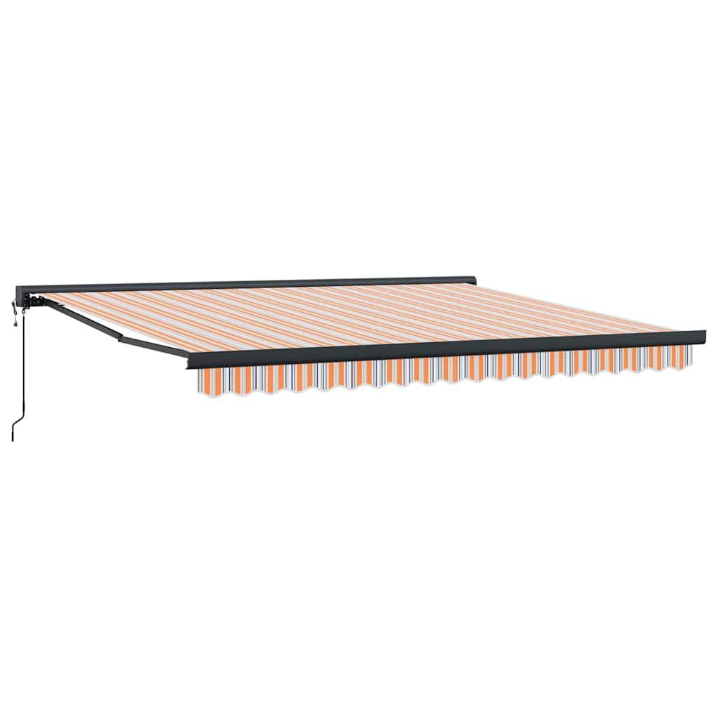 Einziehbare Markise Mehrfarbig 400 × 300 cm Stoff, Metall