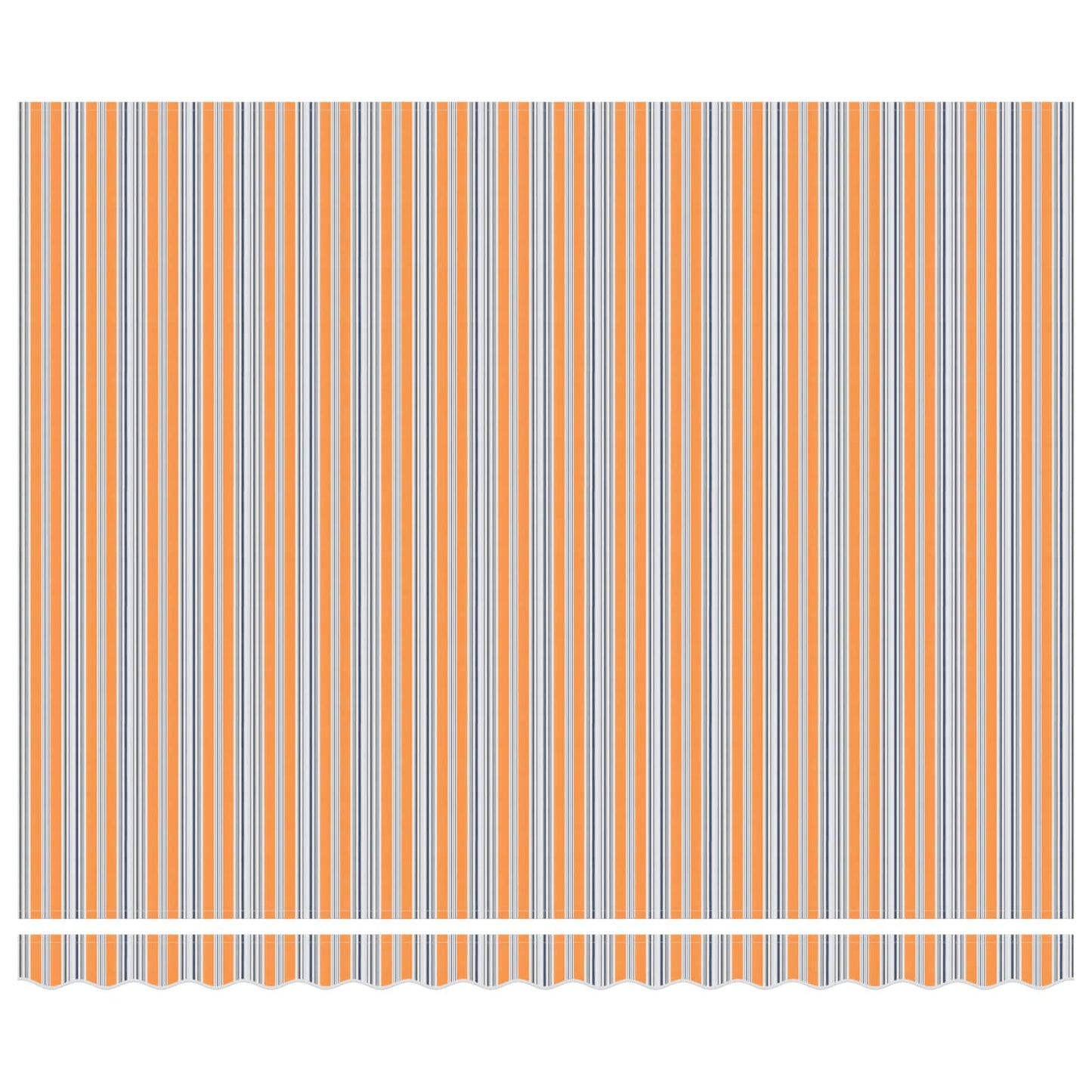 Einziehbare Markise Bunt gestreift 400x300 cm Stoff