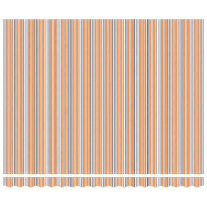 Einziehbare Markise Bunt gestreift 400x300 cm Stoff