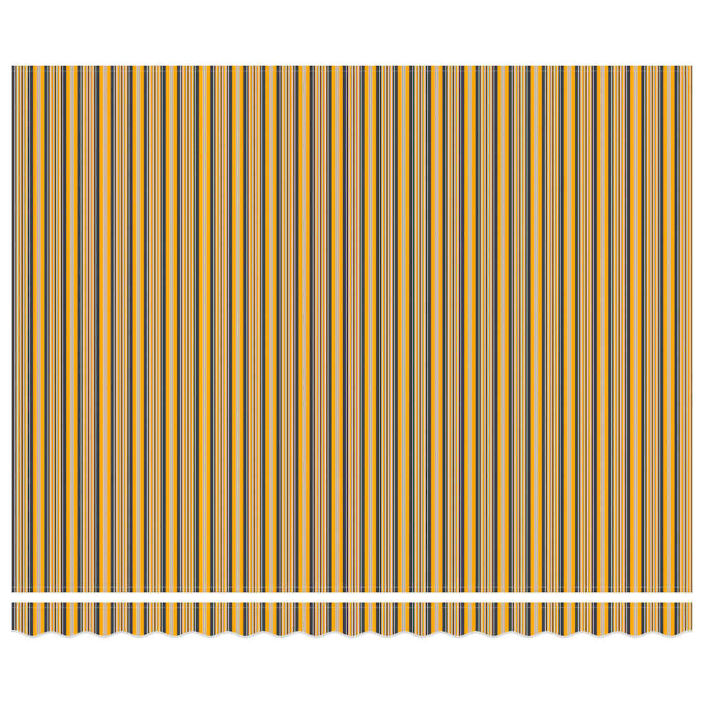 Einziehbare Markise Mehrfarbig 400 × 300 cm Stoff, Metall