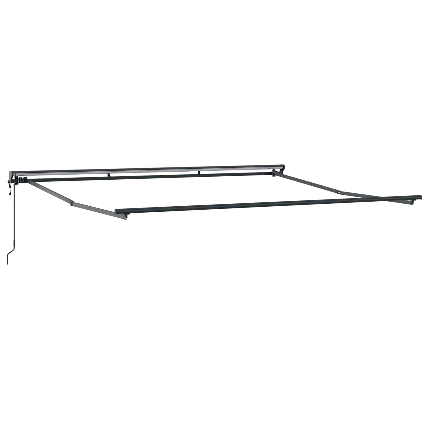 Einziehbare Markise Bunt gestreift 400x300 cm Stoff