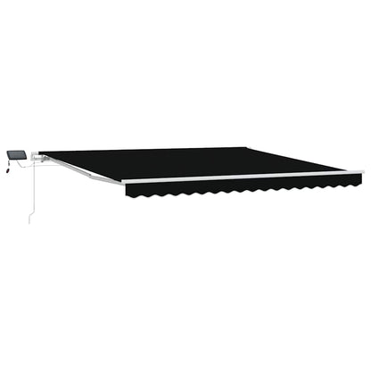 Einziehbare Markise with 400 × 300 cm Schwarz