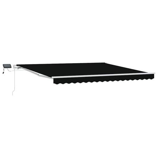 Einziehbare Markise with 400 × 300 cm Schwarz