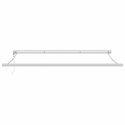 Einziehbare Markise Schwarz 400 × 300 cm Stoff, Metall