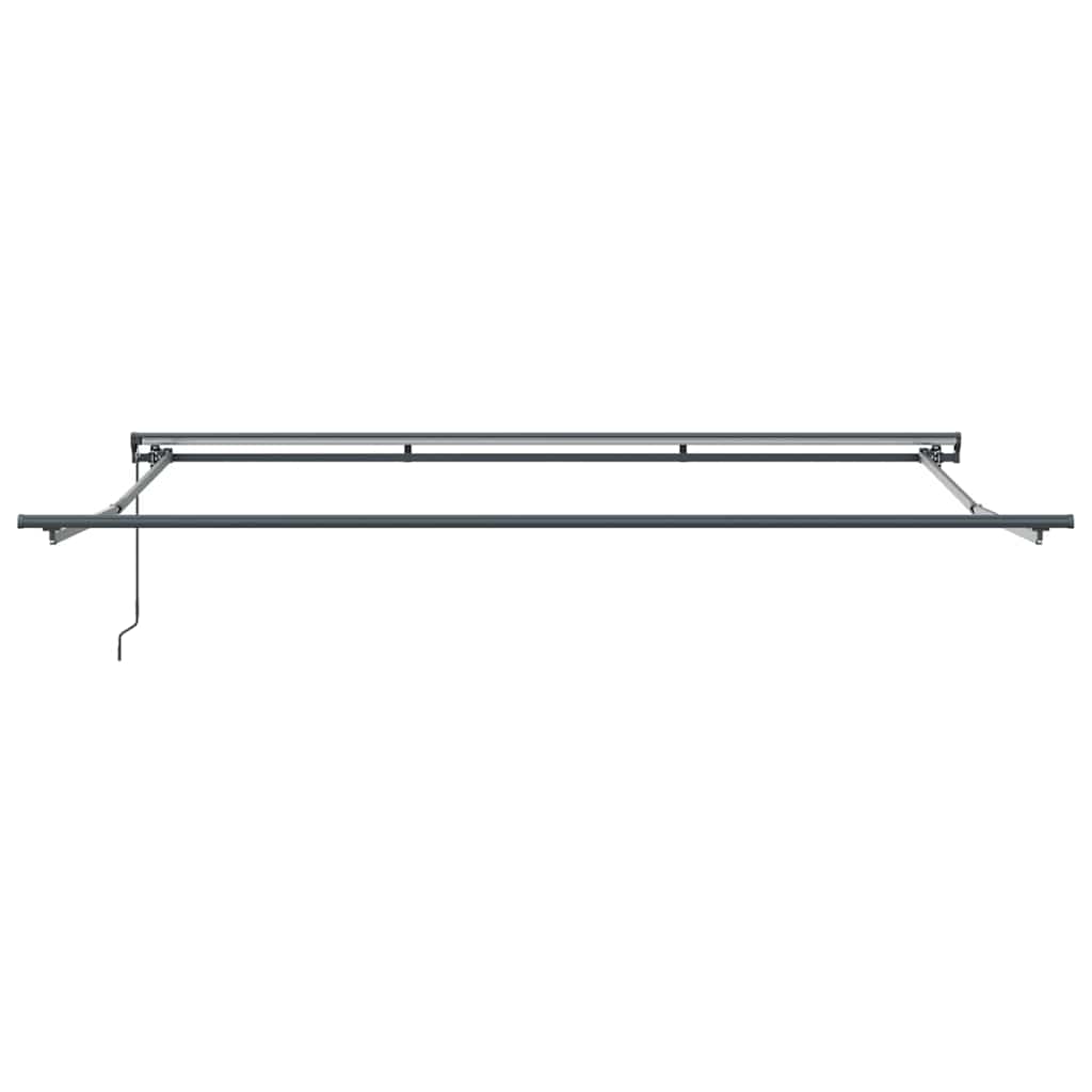 Einziehbare Markise Weiß 400x300 cm Stoff