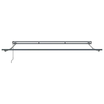 Einziehbare Markise Weiß 400x300 cm Stoff
