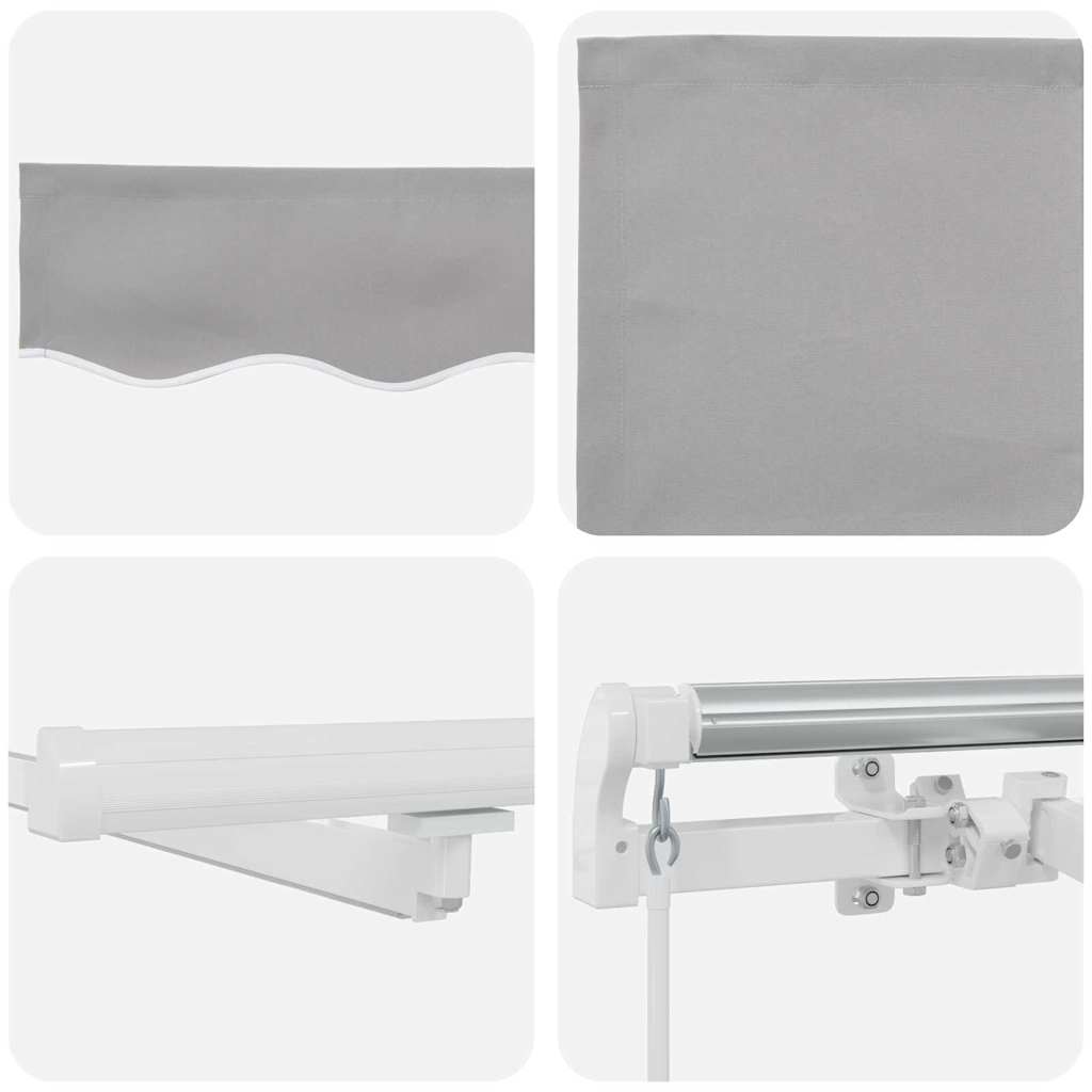 Einziehbare Markise with 400 × 300 cm Hellgrau
