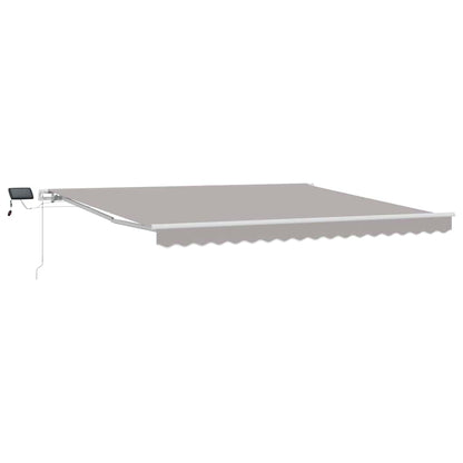 Einziehbare Markise with 400 × 300 cm Hellgrau