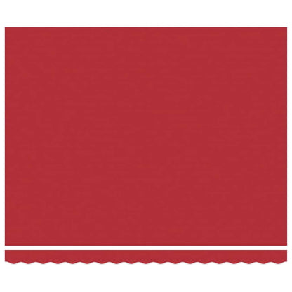 Einziehbare Markise Rot 400 × 300 cm Stoff, Metall