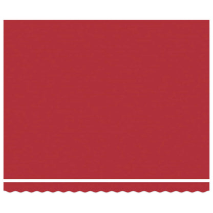 Einziehbare Markise Rot 400 × 300 cm Stoff, Metall