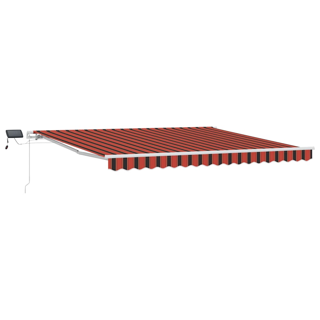 Einziehbare Markise with 400 × 350 cm Orange und Braun