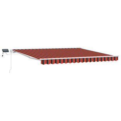 Einziehbare Markise with 400 × 350 cm Orange und Braun