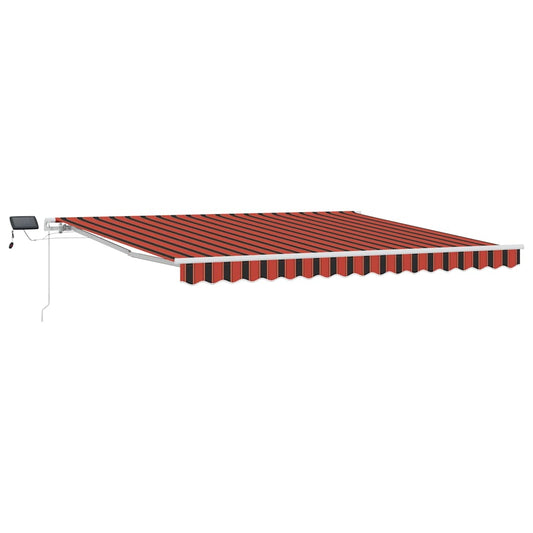 Einziehbare Markise with 400 × 350 cm Orange und Braun