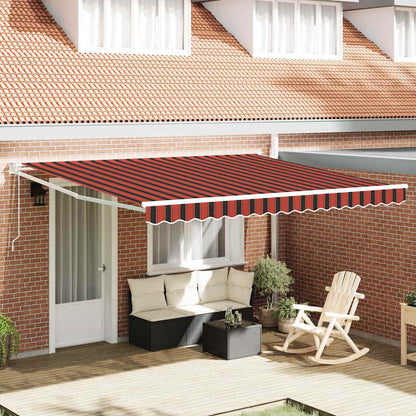 Einziehbare Markise with 400 × 350 cm Gelb und Orange