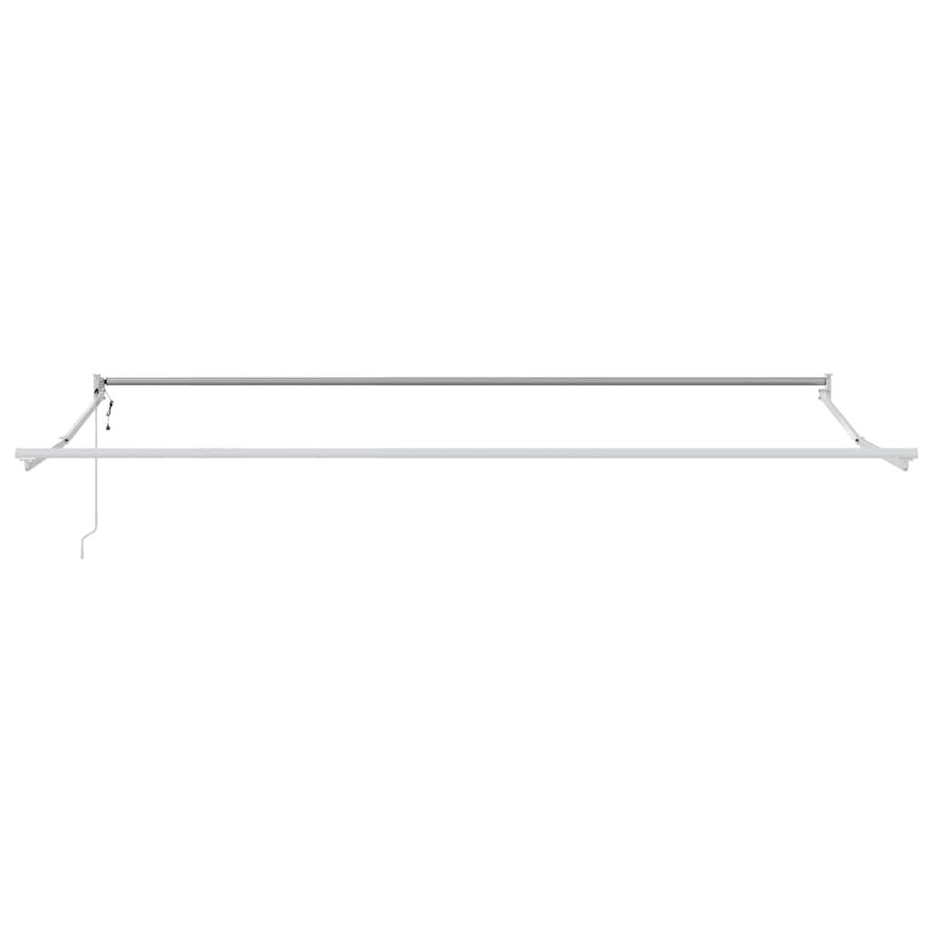 Einziehbare Markise mit Gelb und Orange 400 x 350 cm Stoff