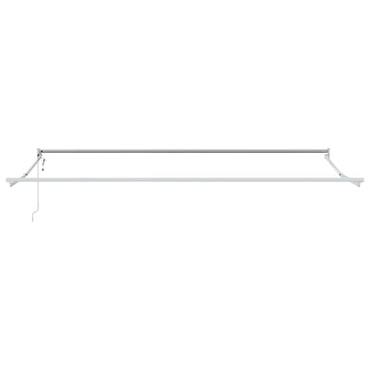 Einziehbare Markise mit Gelb und Orange 400 x 350 cm Stoff