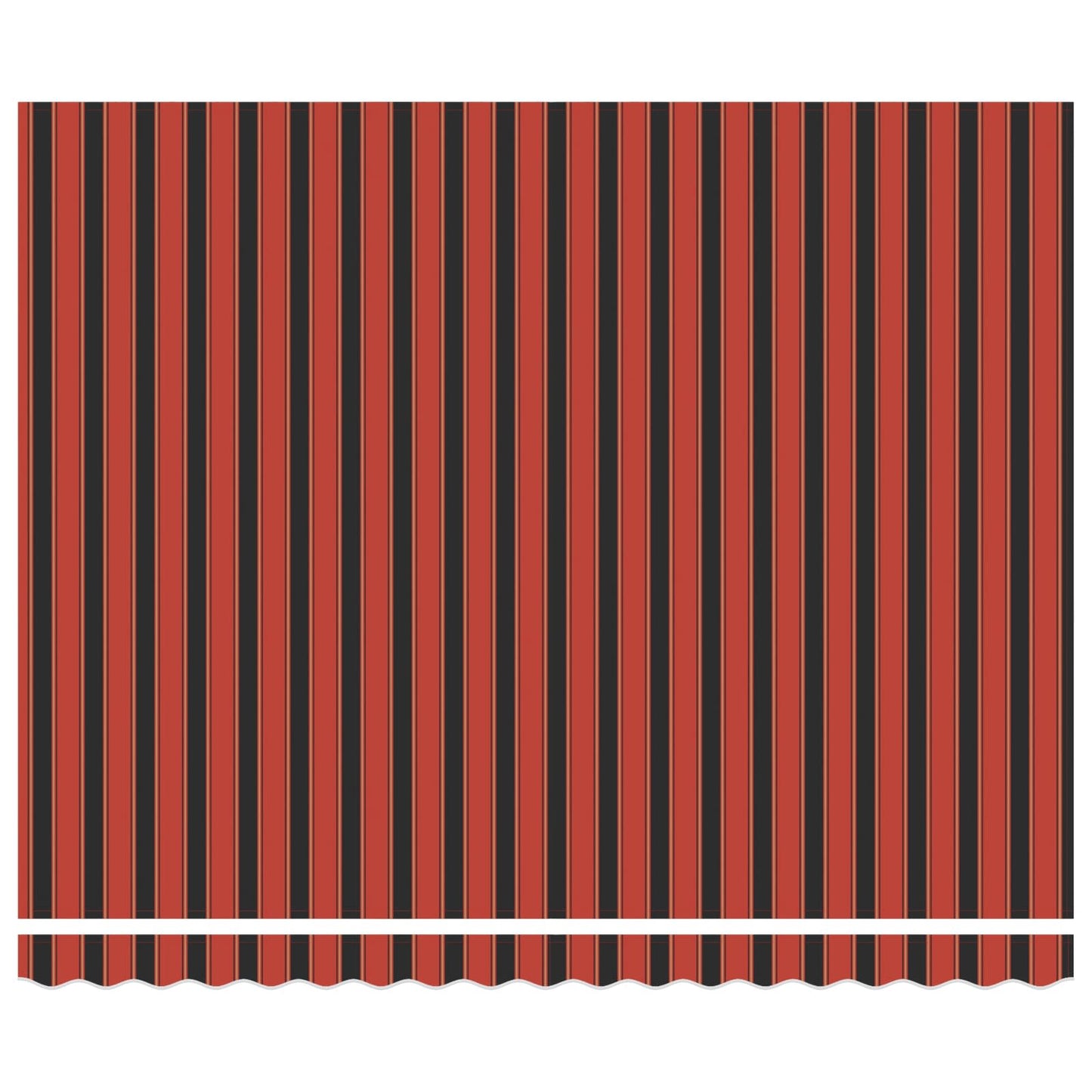 Einziehbare Markise Gelb und Orange 400 x 350 cm Stoff