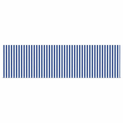 Einziehbare Markise Blau und weiß 450 × 300 cm Stoff