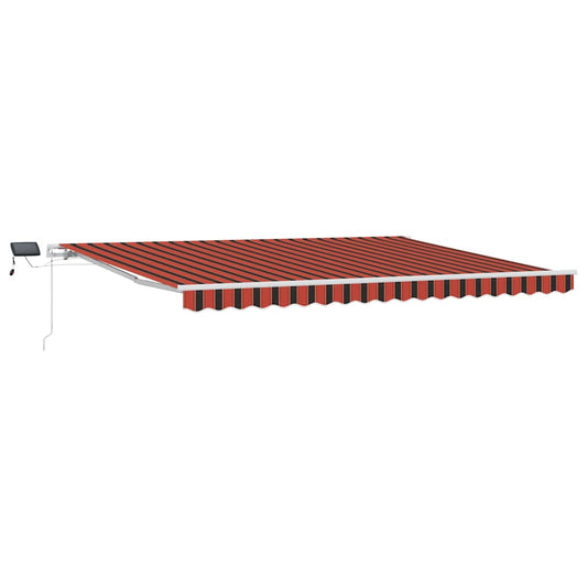 Einziehbare Markise with 450 × 300 cm Orange und Braun