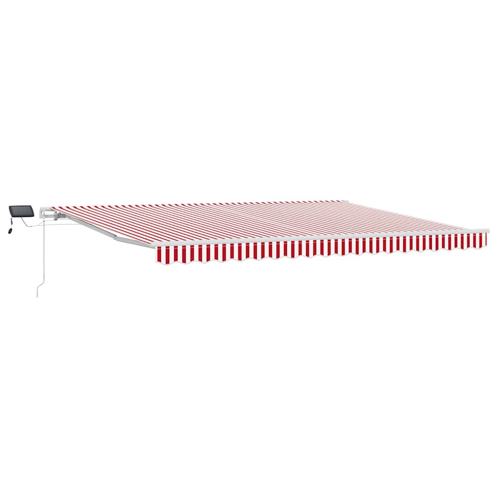 Einziehbare Markise with 450 × 300 cm Rot und Weiß