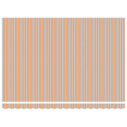 Einziehbare Markise Mehrfarbig 450 × 300 cm Polyester, Metall
