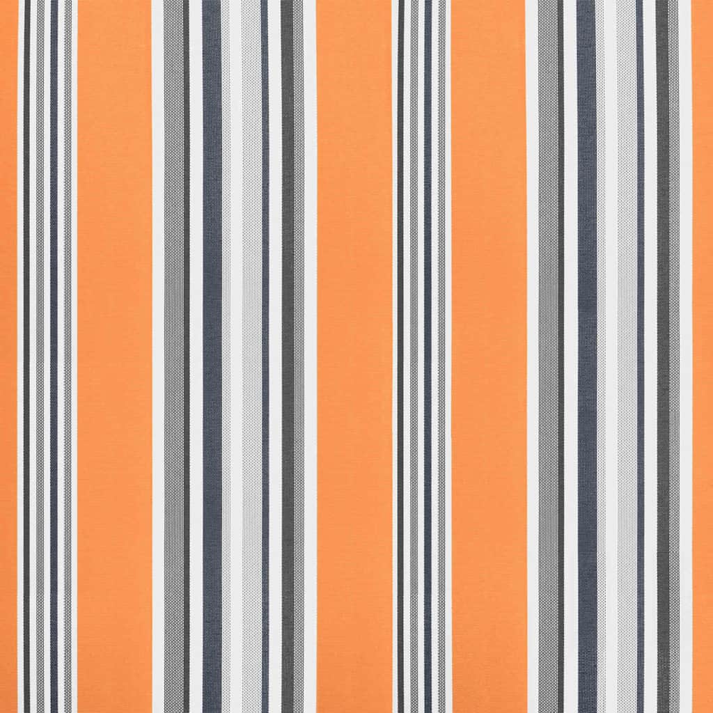 Einziehbare Markise Bunt gestreift 450x300 cm Stoff