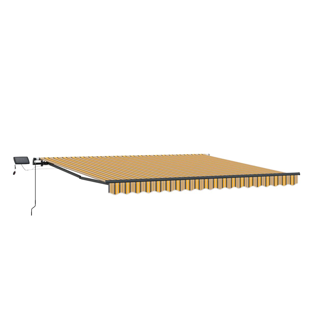 Einziehbare Markise Mehrfarbig 450 × 300 cm Stoff