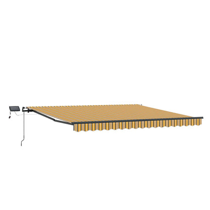 Einziehbare Markise Mehrfarbig 450 × 300 cm Stoff
