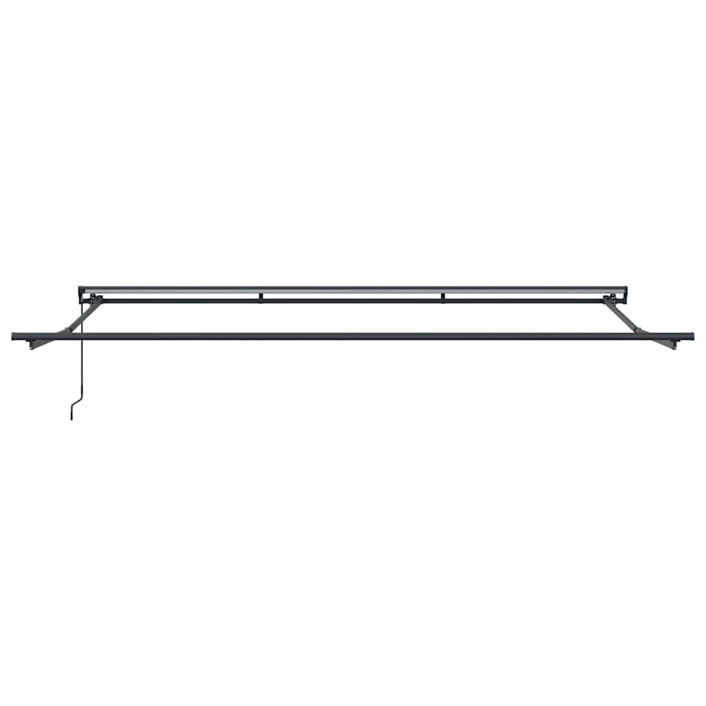 Einziehbare Markise Bunt gestreift 450x300 cm Stoff