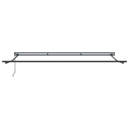 Einziehbare Markise Bunt gestreift 450x300 cm Stoff