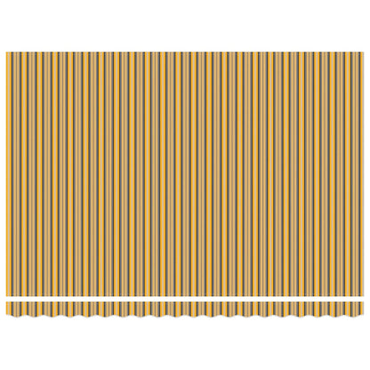 Einziehbare Markise Bunt gestreift 450x300 cm Stoff