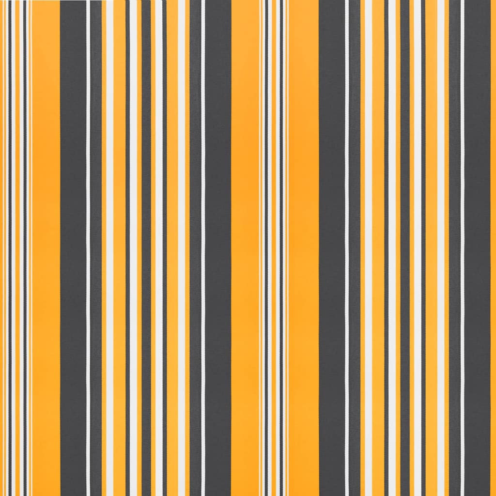 Einziehbare Markise Bunt gestreift 450x300 cm Stoff