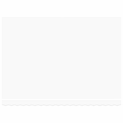 Markise Weiß 4,5 × 3 m Polyester und Metall