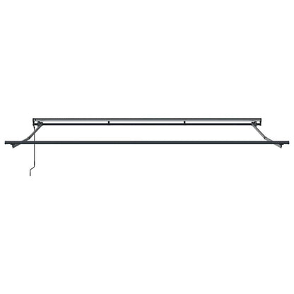 Einziehbare Markise Weiß 450x300 cm Stoff