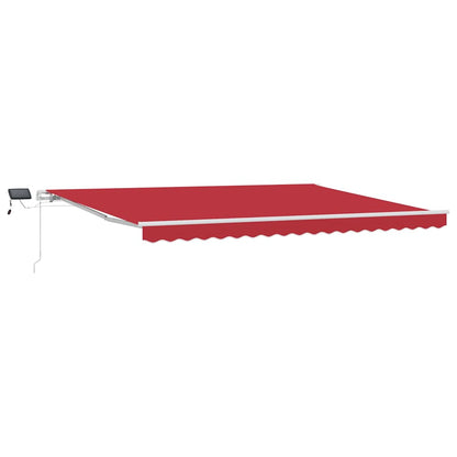 Einziehbare Markise with Manuell 450 × 300 cm Rot
