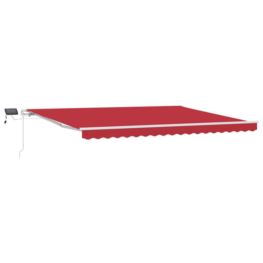 Einziehbare Markise with Manuell 450 × 300 cm Rot