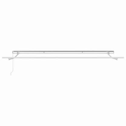 Einziehbare Markise Gelb, Orange 500 × 300 cm Stoff, Metall