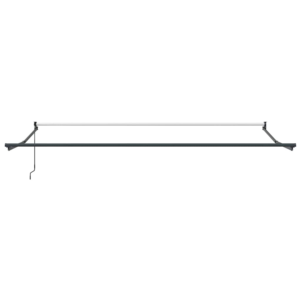 Einziehbare Markise Gelb, Orange 500 × 300 cm Stoff, Metall