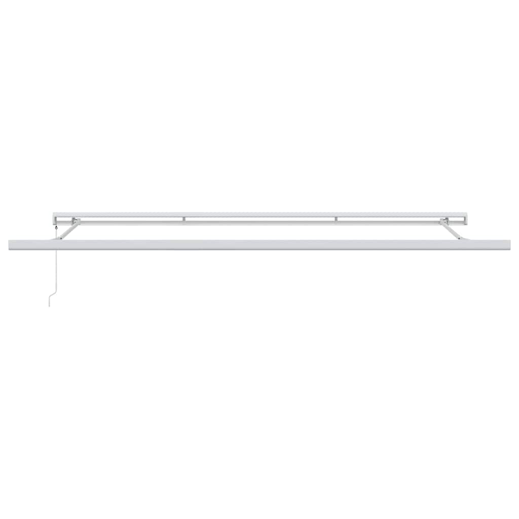 Einziehbare Markise Gelb, Orange 500 × 300 cm Stoff, Metall